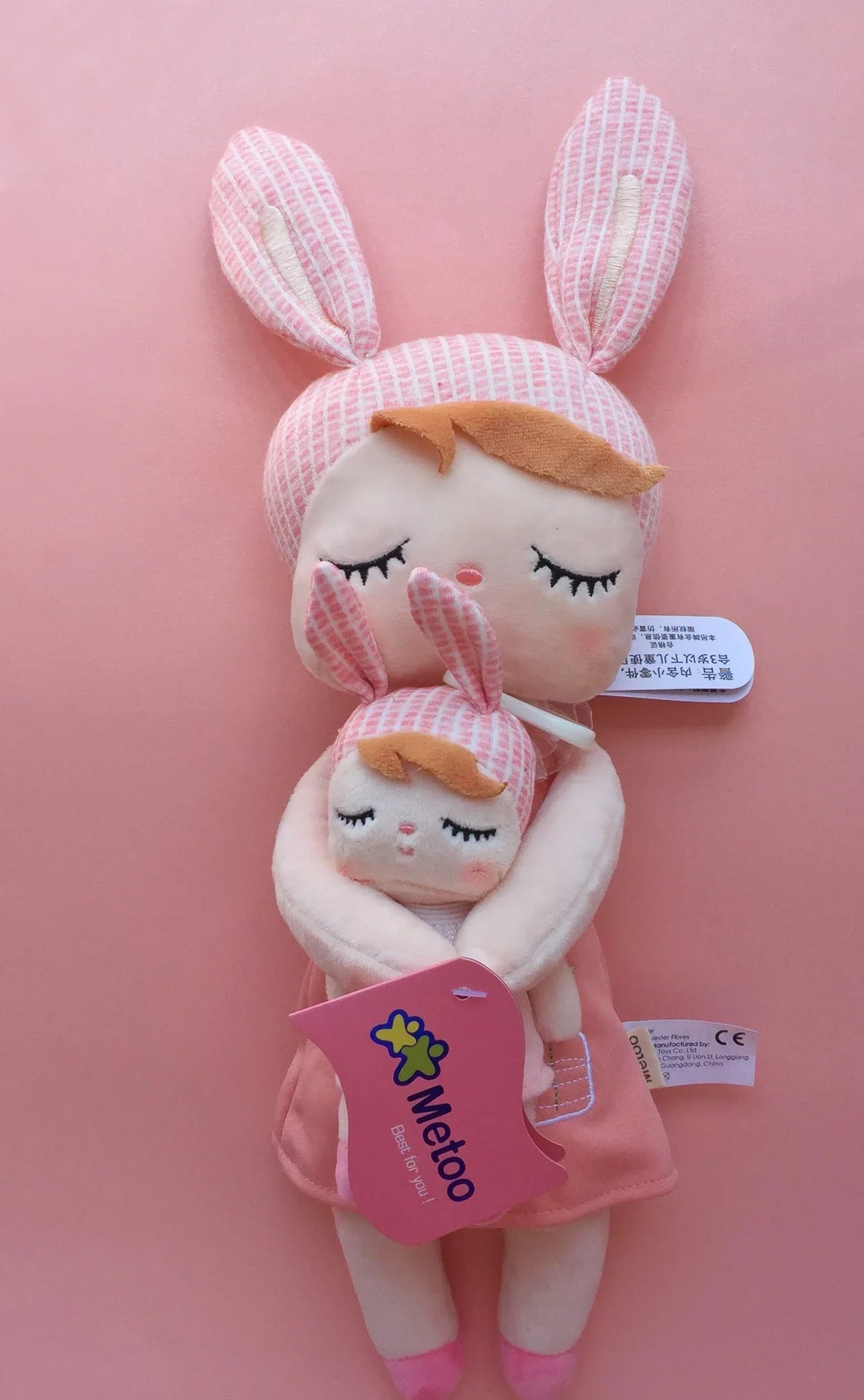 Metoo Doll Stuffed Toys Kawaii Mother and Kid