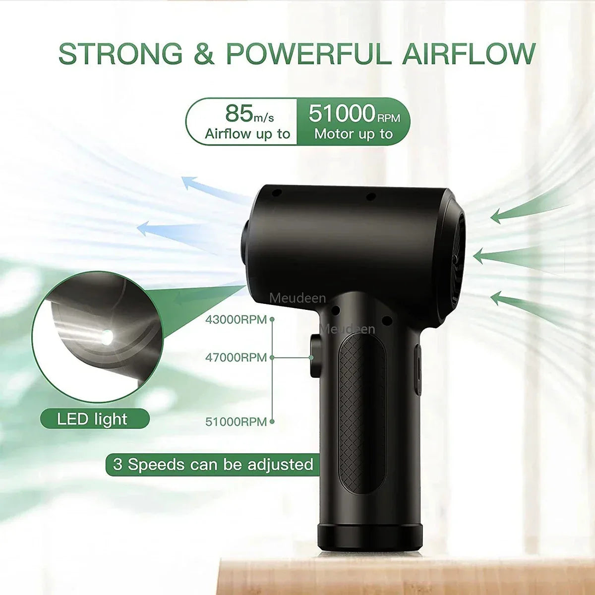 Wireless Air Blower Computer Cleaner Dust Device Electric