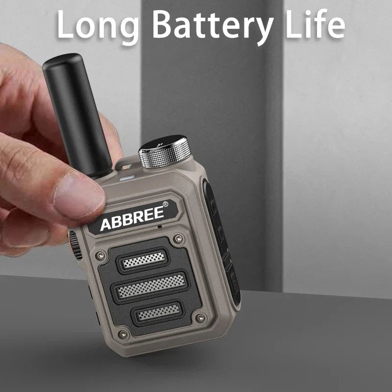 2PCS ABBREE AR-63 Mini Walkie talkie Wireless Copy