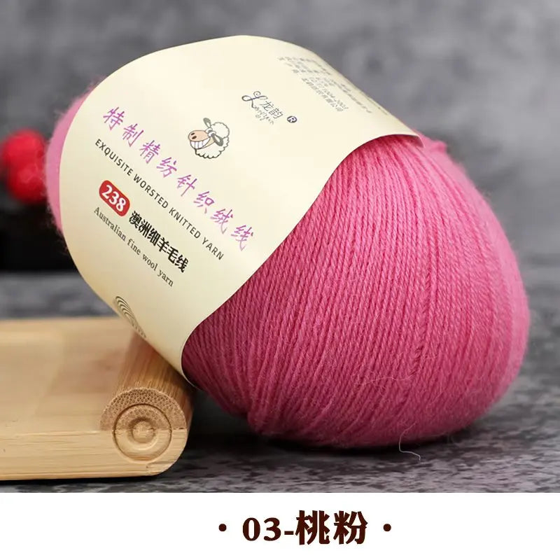50g 100% Merino Wool Yarn Thin Yarn Soft