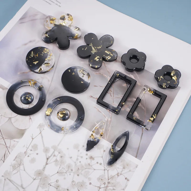 1box Gold Leaf Flakes Sequins Glitters Epoxy Resin