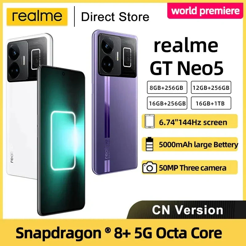 realme GT NEO 5 Smartphone 150W 240W Super