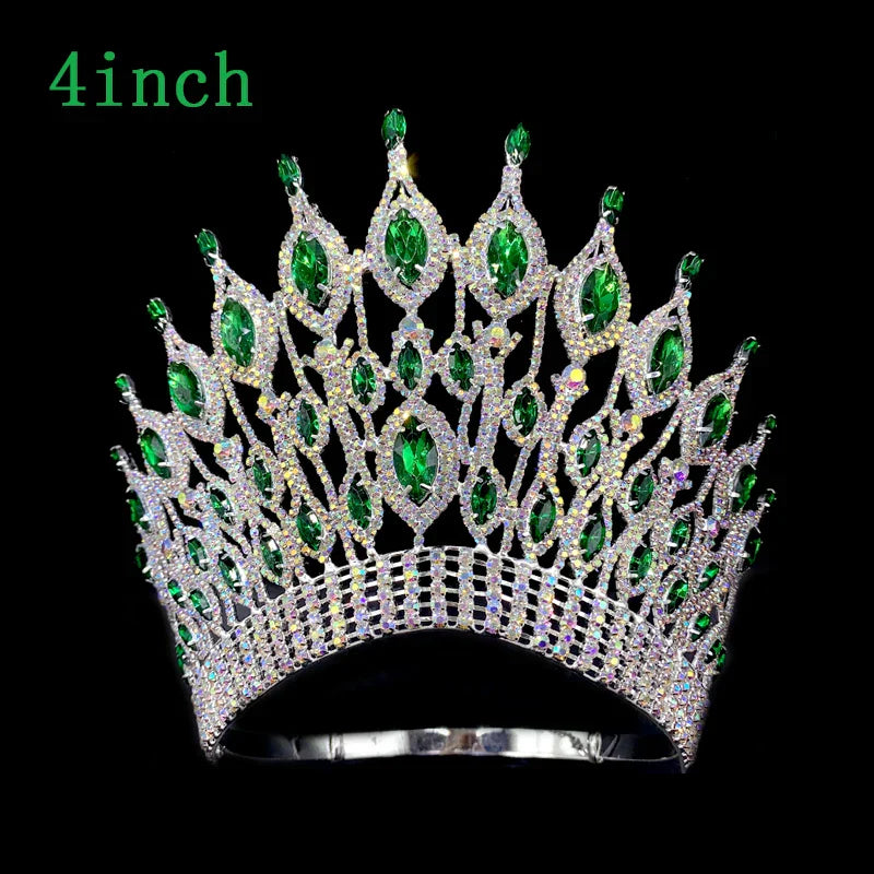 Miss Universe Wedding Crown Queen Rhinestone Tiara Party
