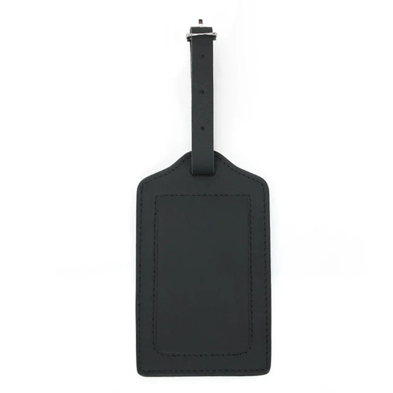 Stylish PU Leather Suitcase Identifier Tag Travel Luggage