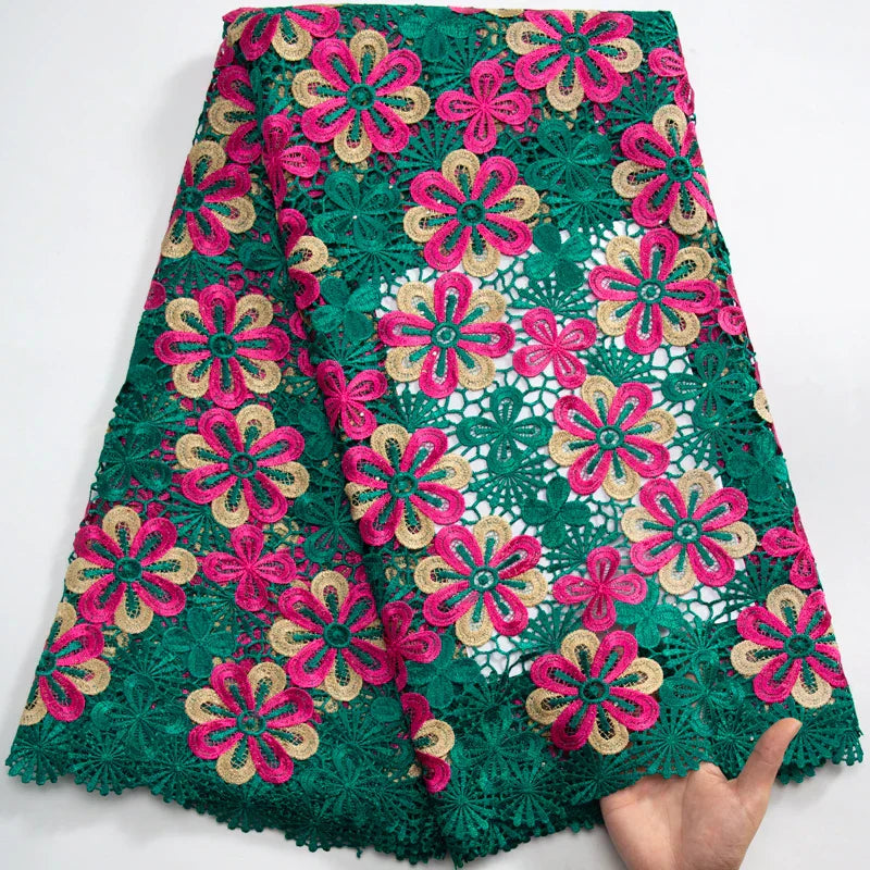 SJD LACE 2024Skin Friendly Classic African Eembroidery Guipure