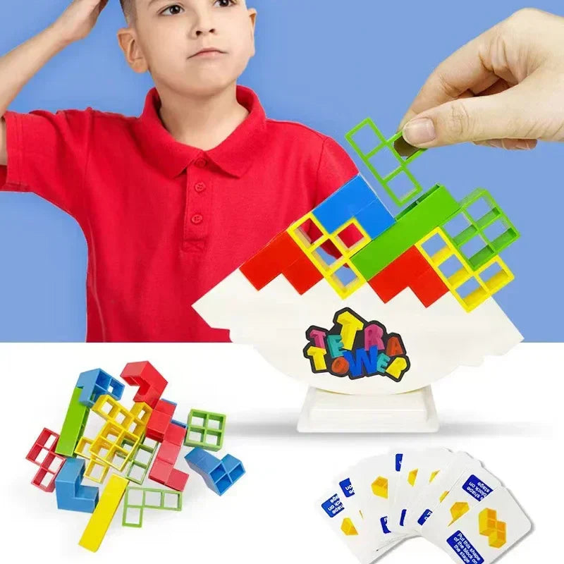 HOT Stacking Blocks Tetra Tower Balance Game Stacking
