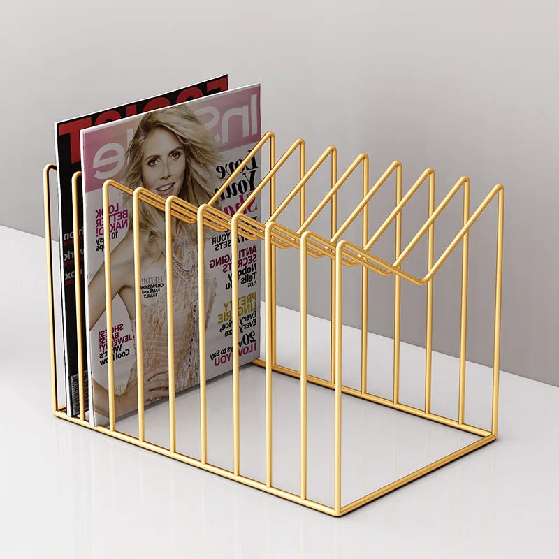 Metal Bookends Magazine Racks Sideboards Display Organizer Bedroom