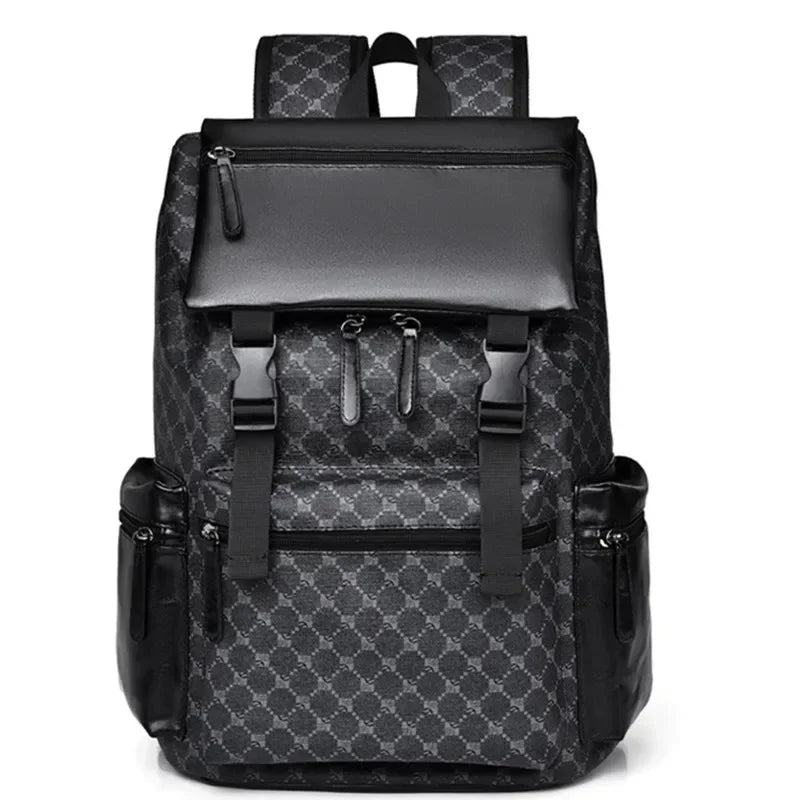 Business leather Travel Leisure Student large capacity men's