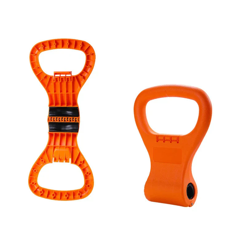Kettlebell Handle for Dumbbell Adjustable Portable Weight Grip