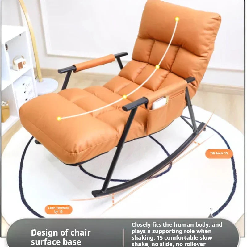 Nordic adult rocking chair living room Relaxing lounge