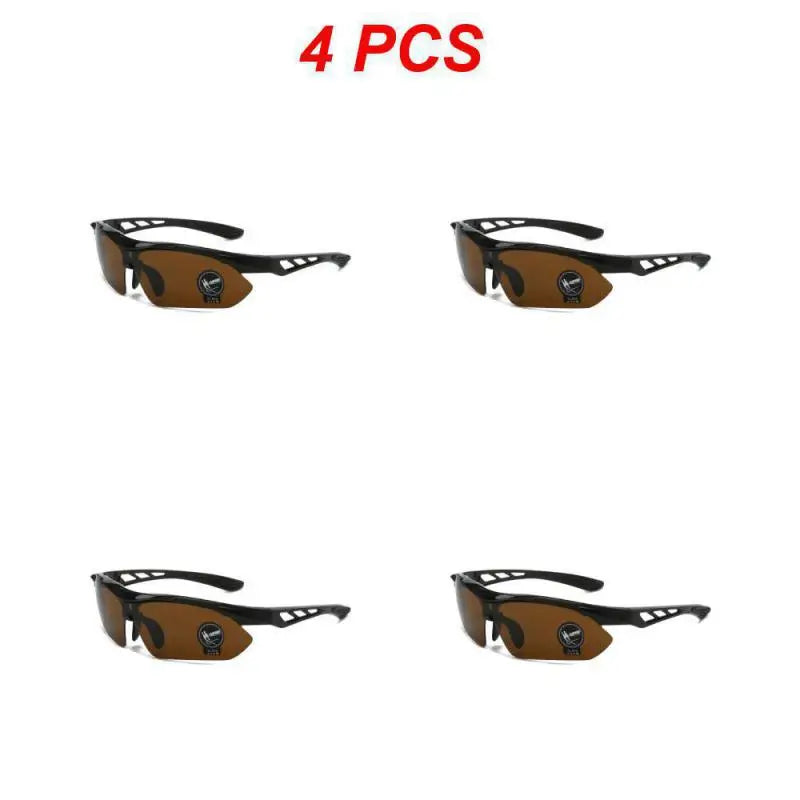 1/2/4PCS Outdoor Men Cycling Sunglasses Road Mountain Riding