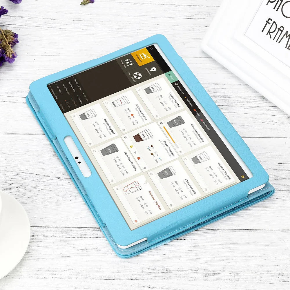 Silicone Shockproof Cover Universal Leather Stand Cover Case