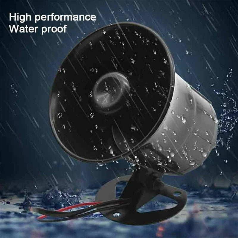 110dB 12V Car Motorcycle 3 Sounds Siren Horn