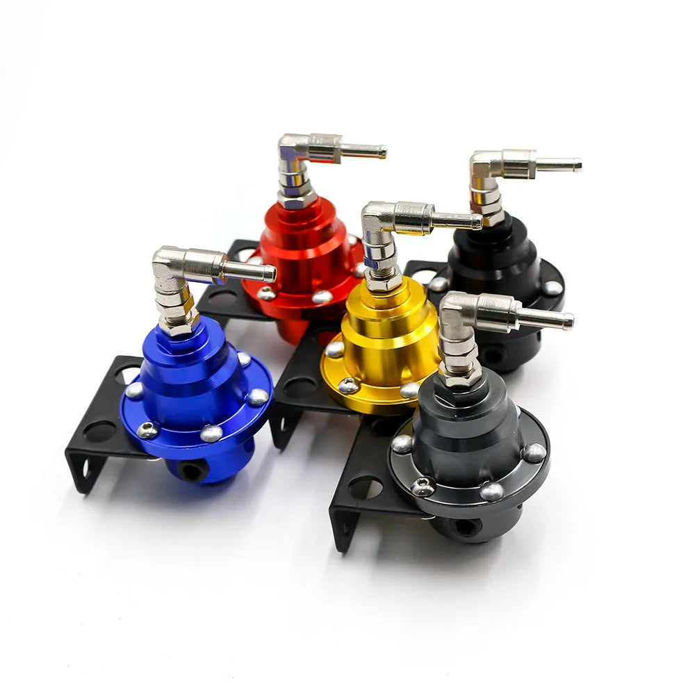 Adjustable Aluminum Fuel Pressure Regulator With Gauge Kit