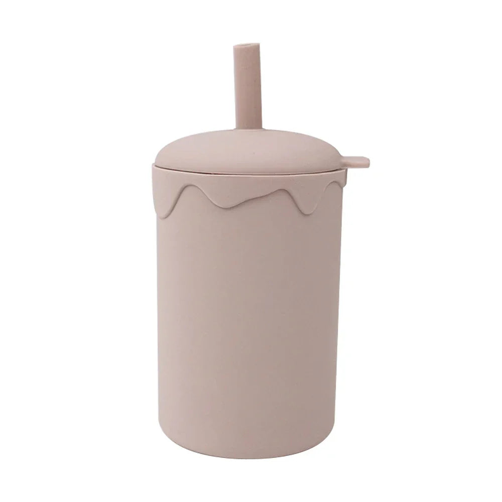 Baby Drinking Cup Silicone Baby Straw Cup Infant