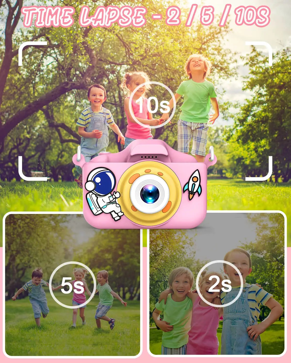 Kids Selfie Camera New Cartoon HD Kids Digital