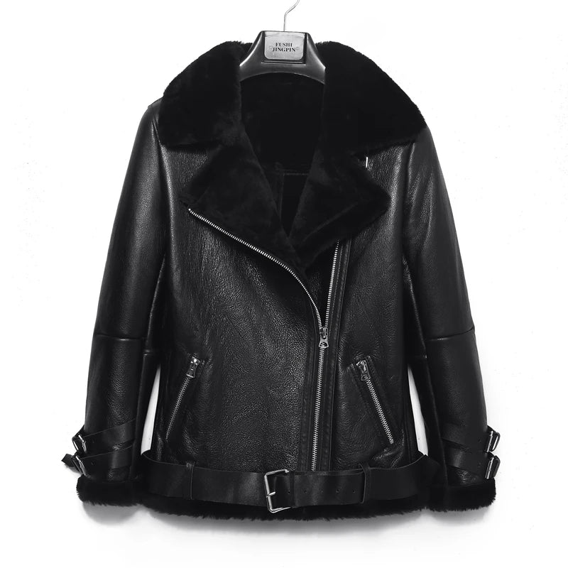 Free shipping.Women 1000% Real fur jacket.Winter warm High