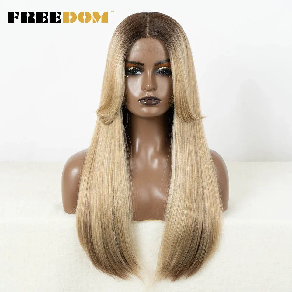 FREEDOM Synthetic Lace Front Wigs For Black Women