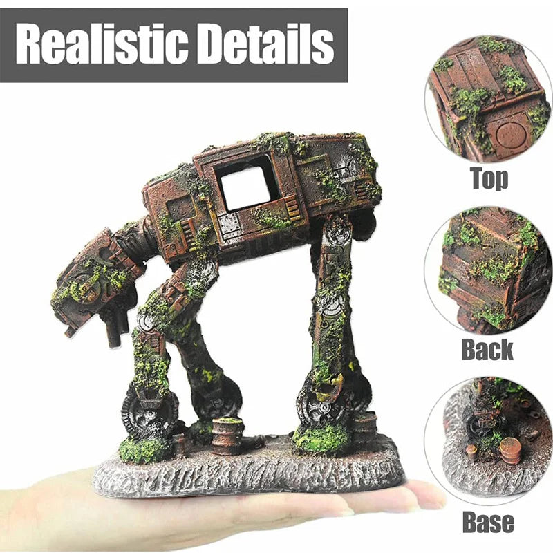 Creative Landscaping Car Robot Dog Transformers Theme Fish
