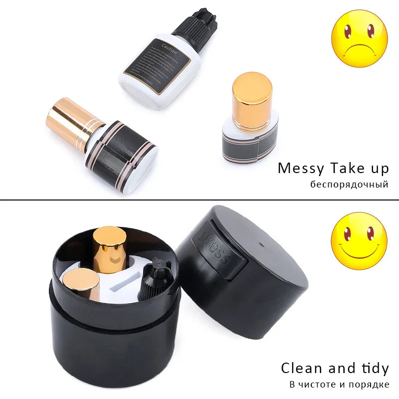 Eyelash Extension Supplies Set Glue Rings Tape Cutter