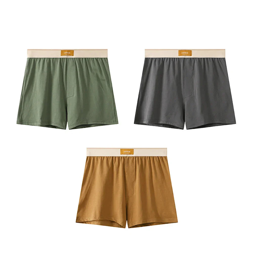 3PCS/Pack M-4XL 100% Cotton Pajama Pants Loose Big