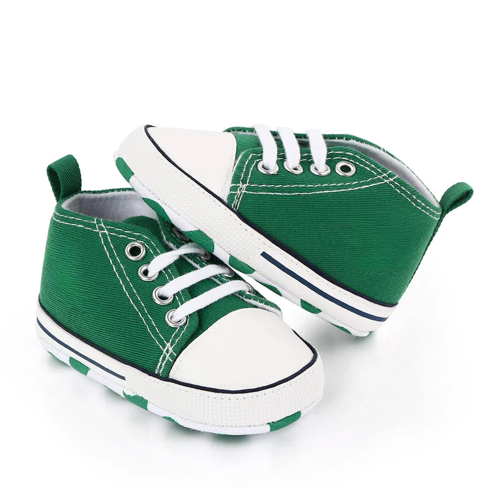 Baby Canvas Classic Sports Sneakers Newborn Baby Boys