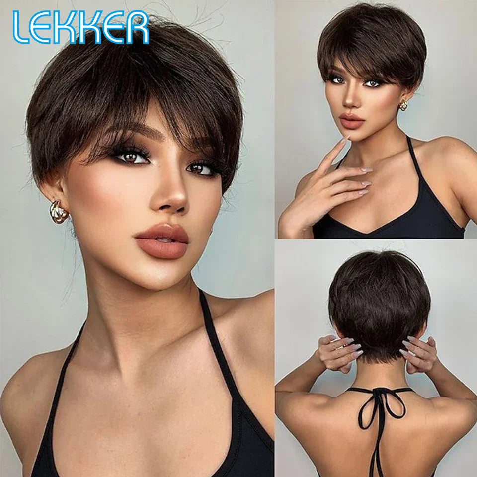 Lekker Wear and Go Golden Blonde Straight Short
