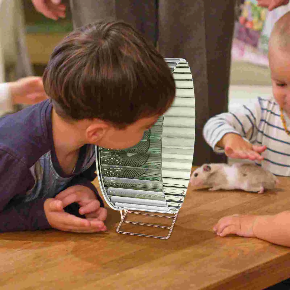 Wheel Hamster Silent Exercise Chinchilla Inch Quiet Running