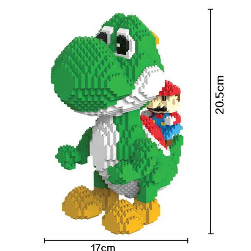 Fun Small Particle Building Blocks Yoshi Assembly Model