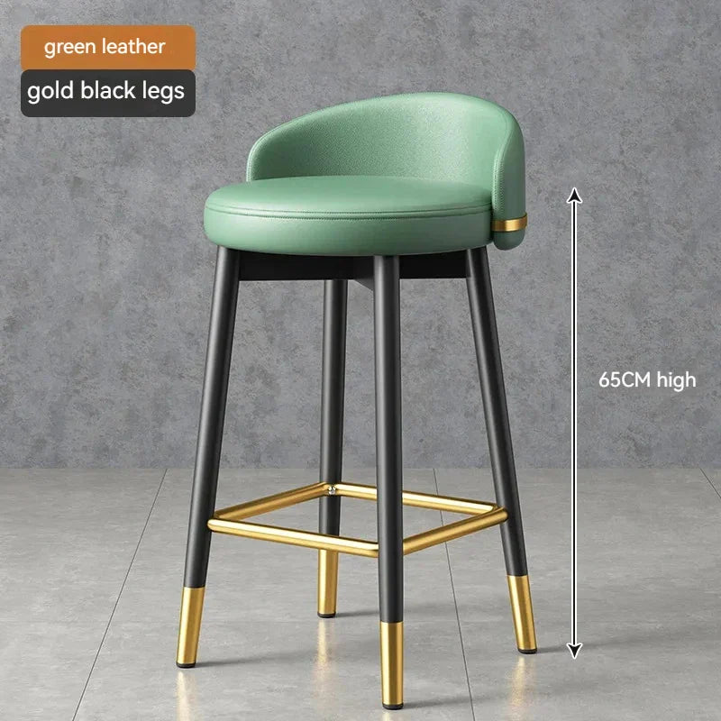 Round Kitchen Bar Chair Modern Luxury Office Reception