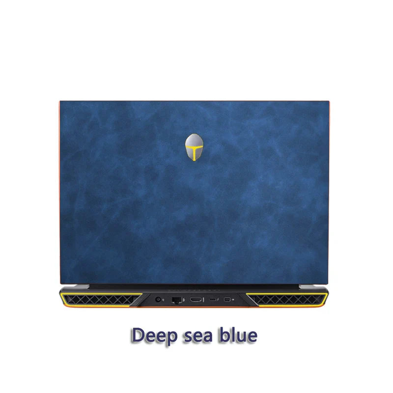 Crazy Horse PU Leather Laptop Sticker Skin Decals