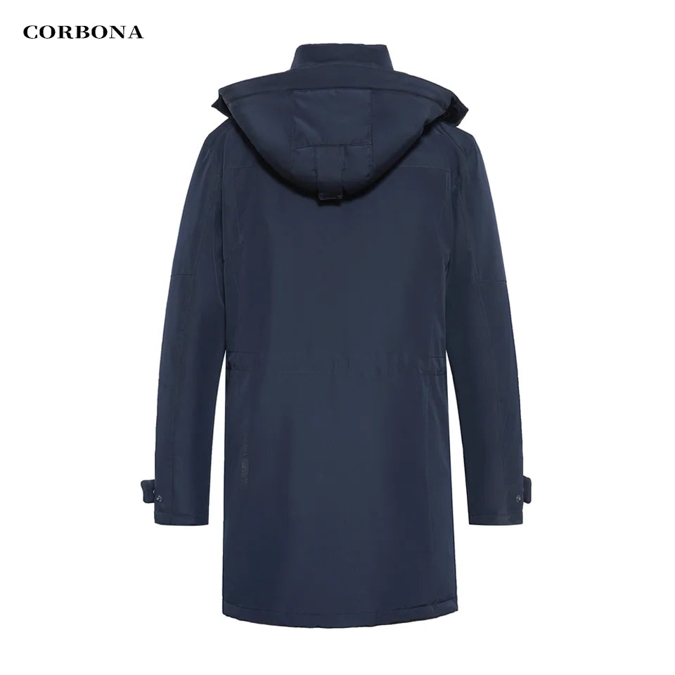 CORBONA 2023 New Men Winter Jacket Oversized Warm