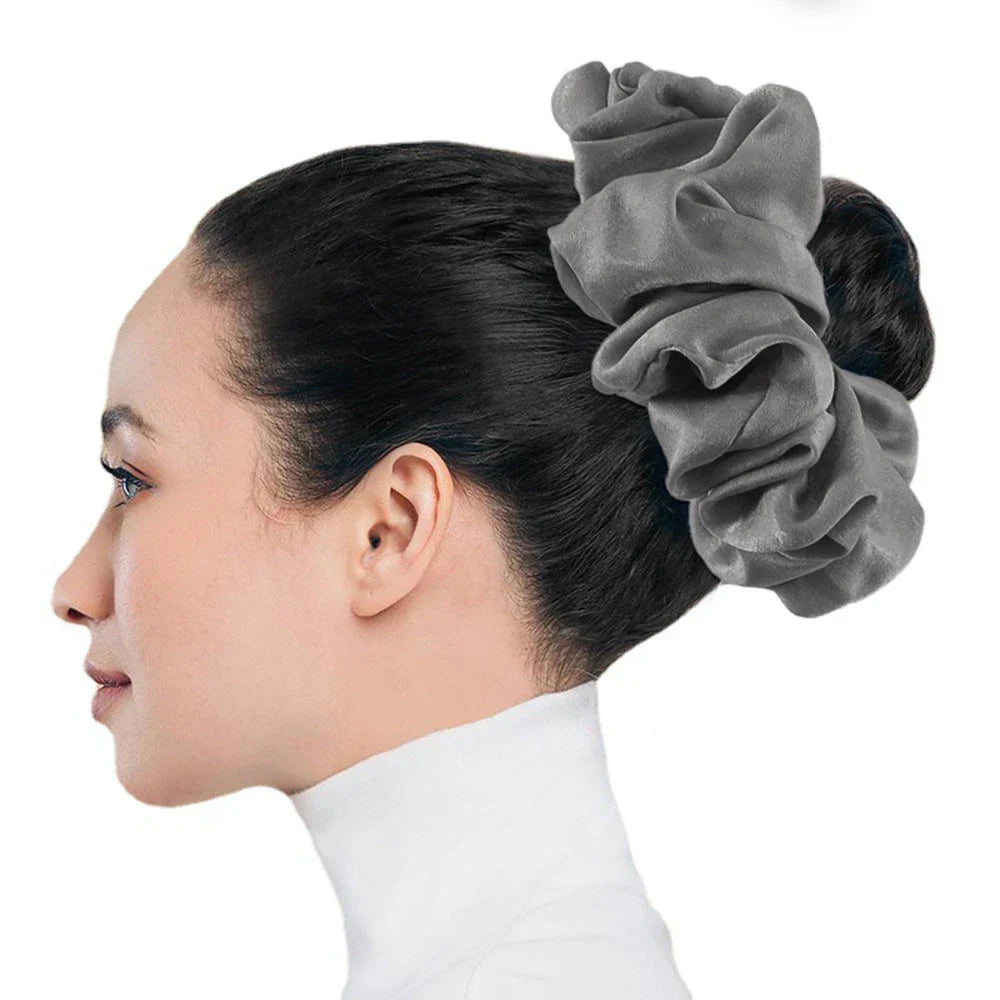 Big Size Shiny Chiffon Scrunchies for Muslim Women
