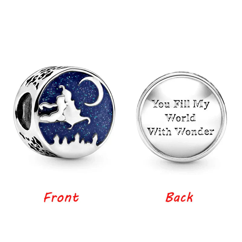 Fit Pandora Beauty and The Beast Charms Bracelet