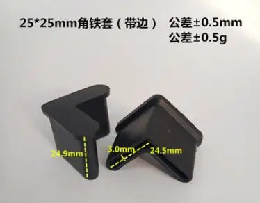 4pc Rubber triangle iron foot cover L-shaped soft