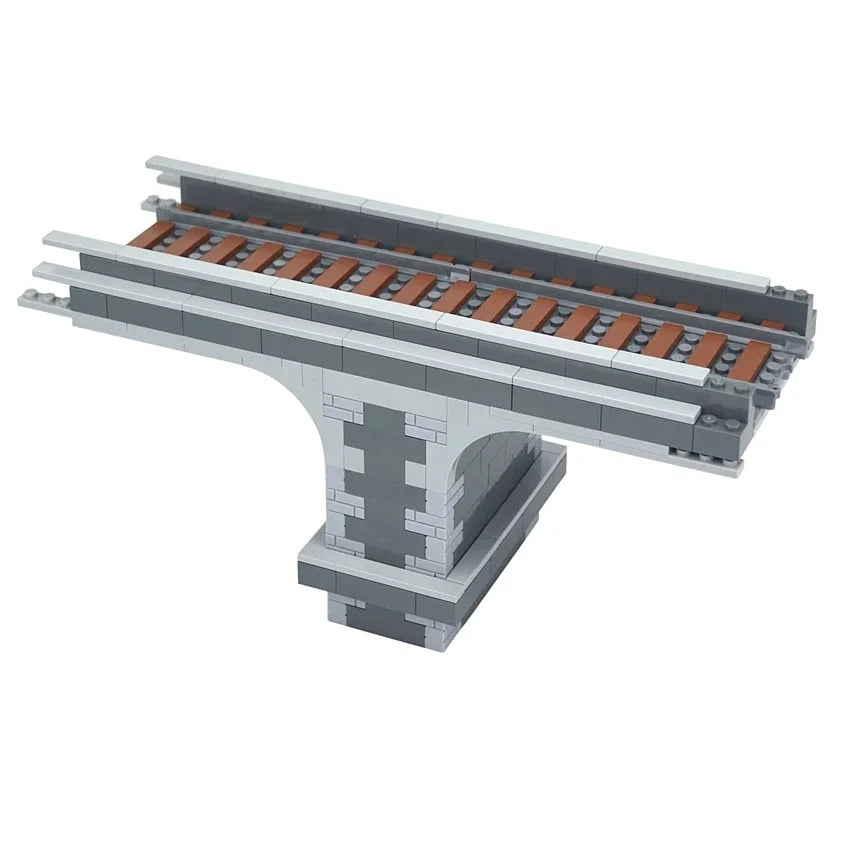 City Track Trains Uphill Flexible Soft Tracks Building