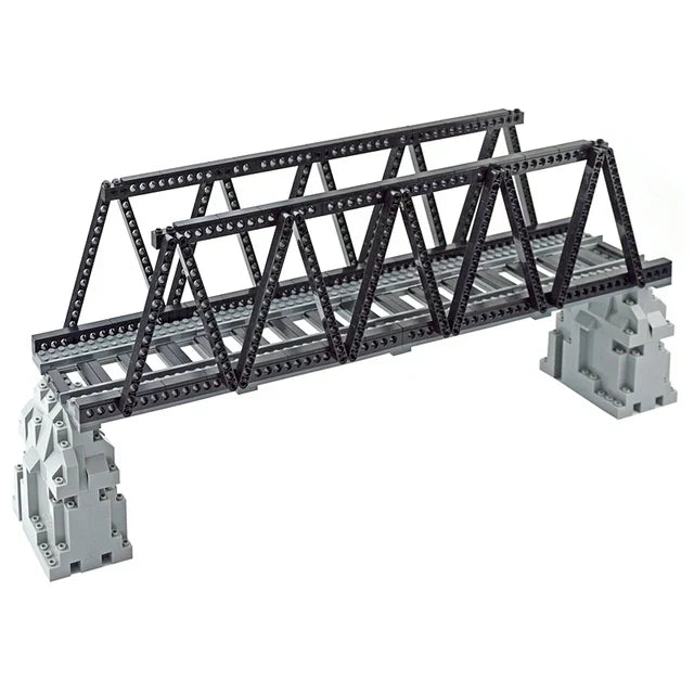 City Train Tracks Forked Flexible Railway Bridge Rail
