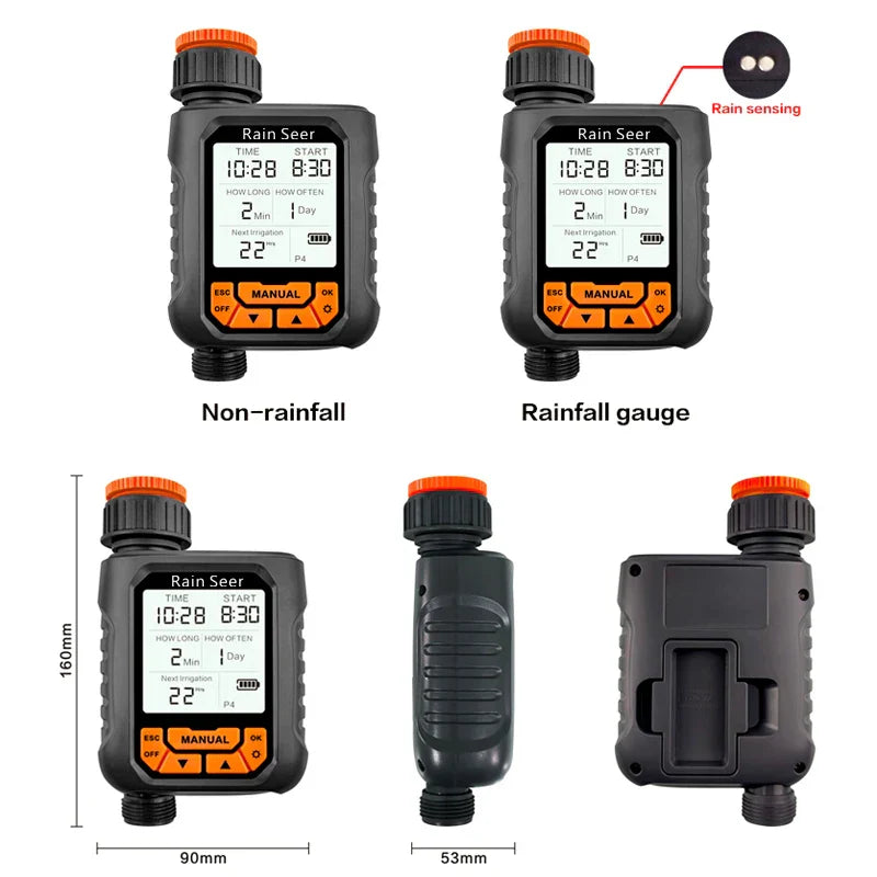 Rain Seer Large LCD Display Water Timer Waterproof
