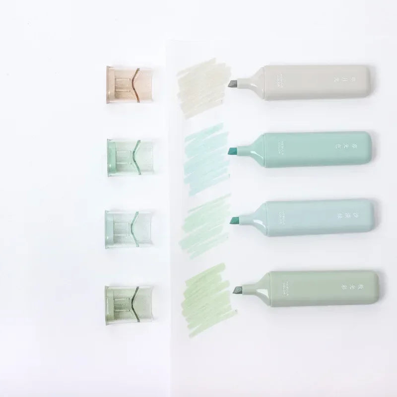 4 Color/Set Glitter Highlighter Pen for Scrapbook Diary