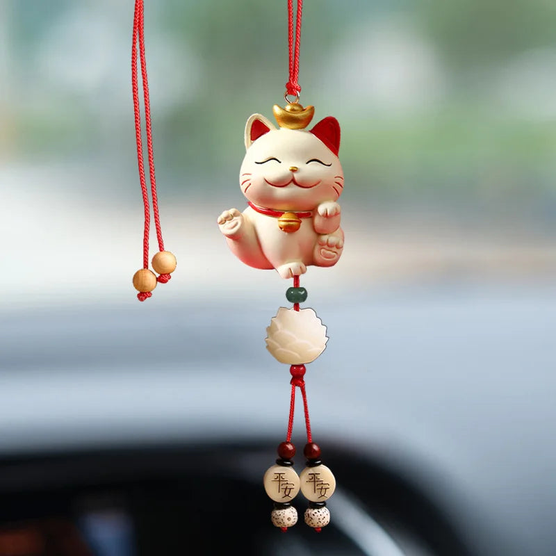 Creative Lucky Cat Car Pendant for Women Blessing