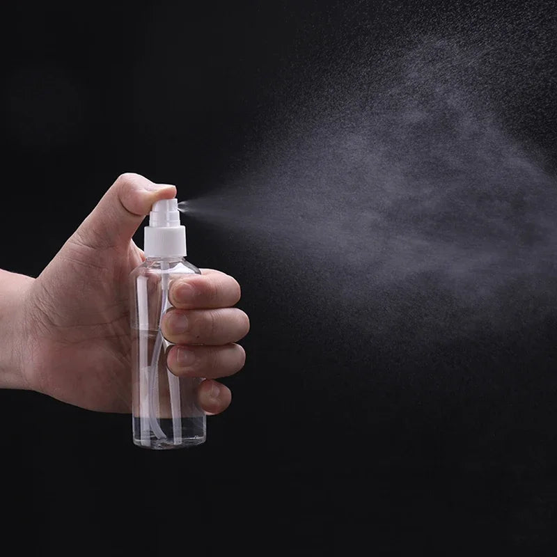 20Pcs Spray Bottle 10/20/30/50/60/80/100/120/ml Plastic Refillable Bottles Mist