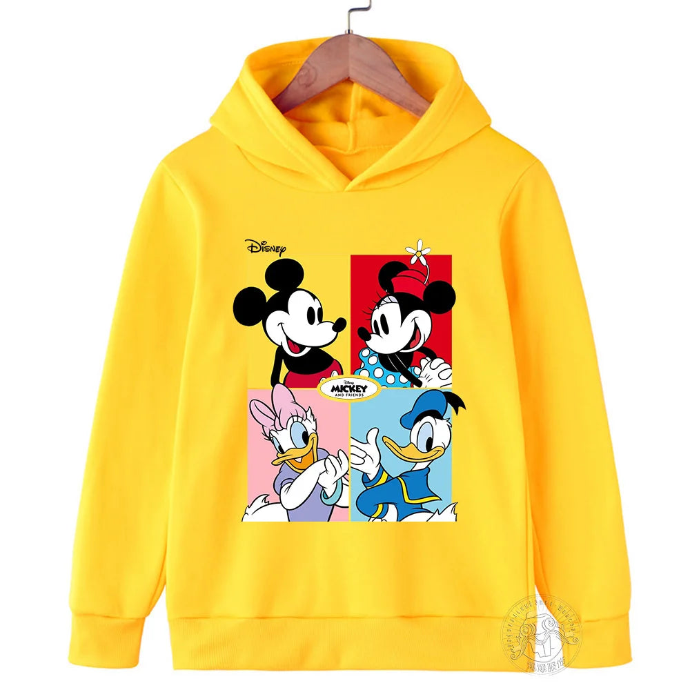 Sweatshirts Manga Anime Mickey Minnie Mouse Hoodie Kid
