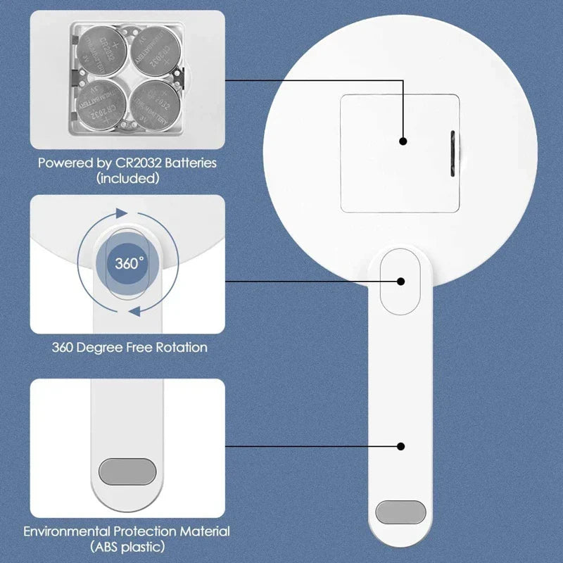 Mini Travel Portable Makeup Vanity Mirror With 10X