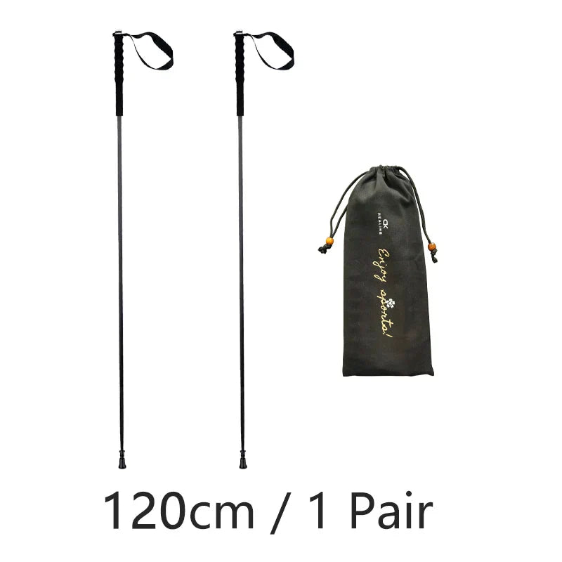 HEALING Ultra Light 115G Trekking Pole Carbon Folding