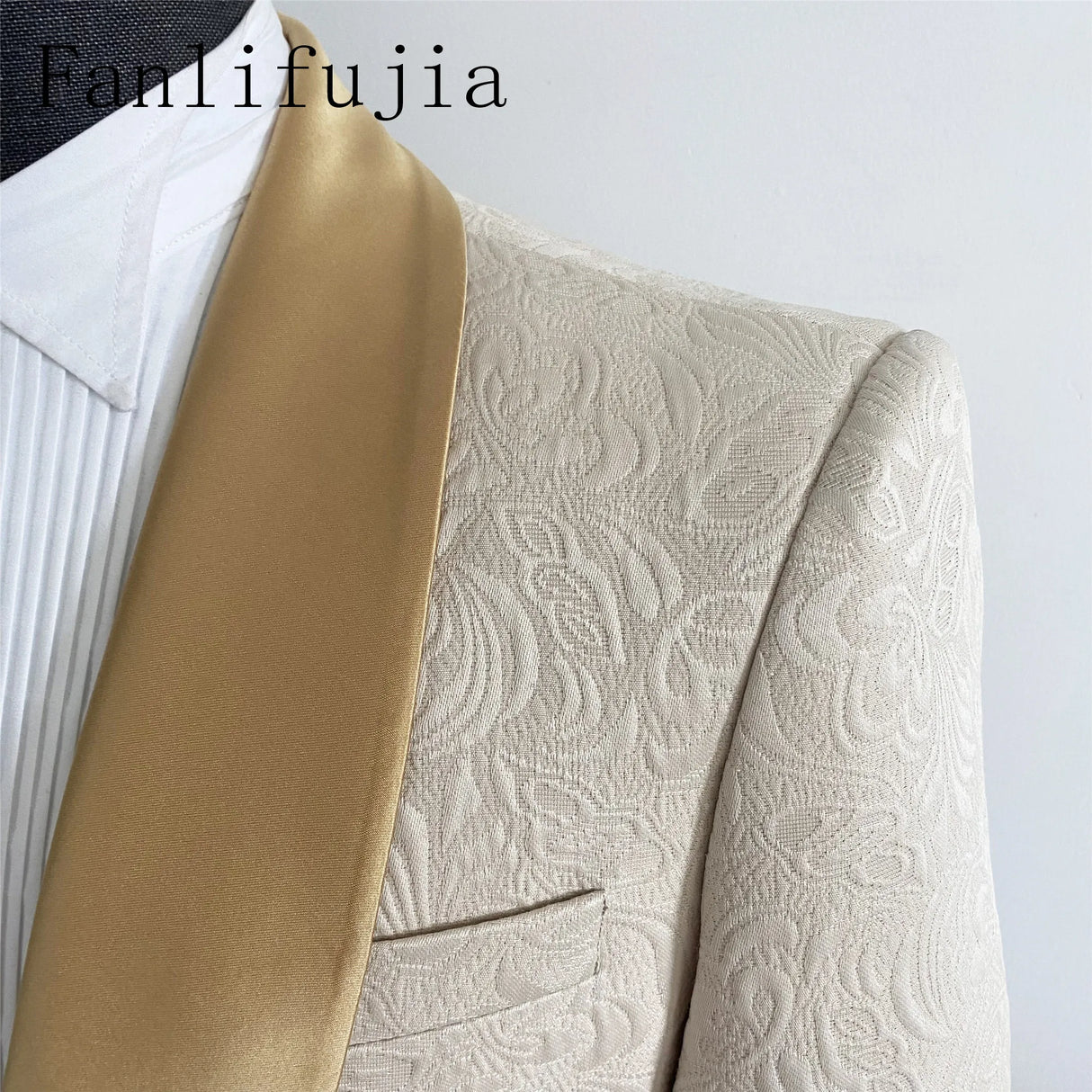 Fanlifujia Mens Wedding Suits 2023 Italian Design Custom