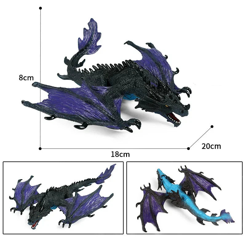 New Mythical Animal model dragon figurines ice devil