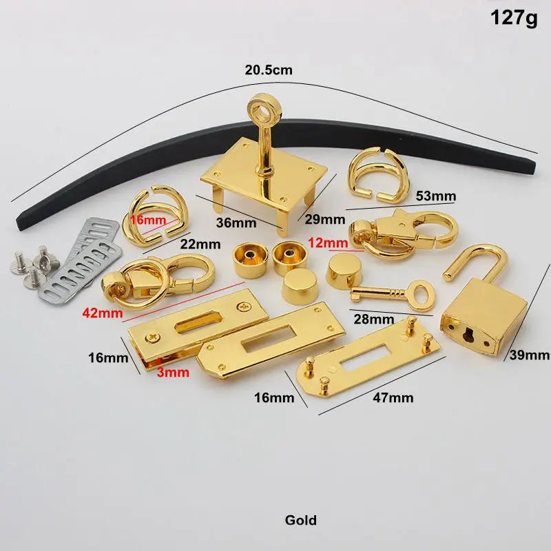 New Rectangle Eyelets Hanger Metal Lock for Bag