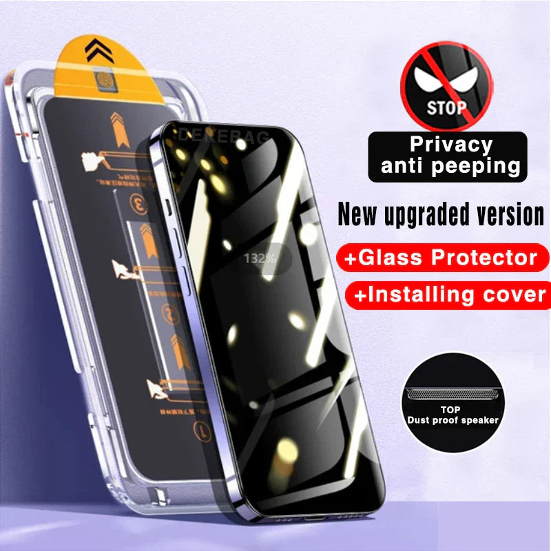 Privacy Anti Spy Full Cover Screen Protector For