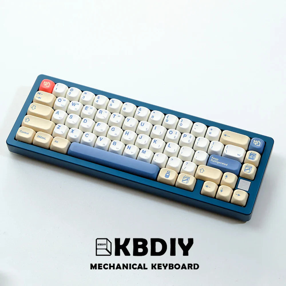 KBDiy KOA Keycaps GMK Soymilk 140 Keys PBT