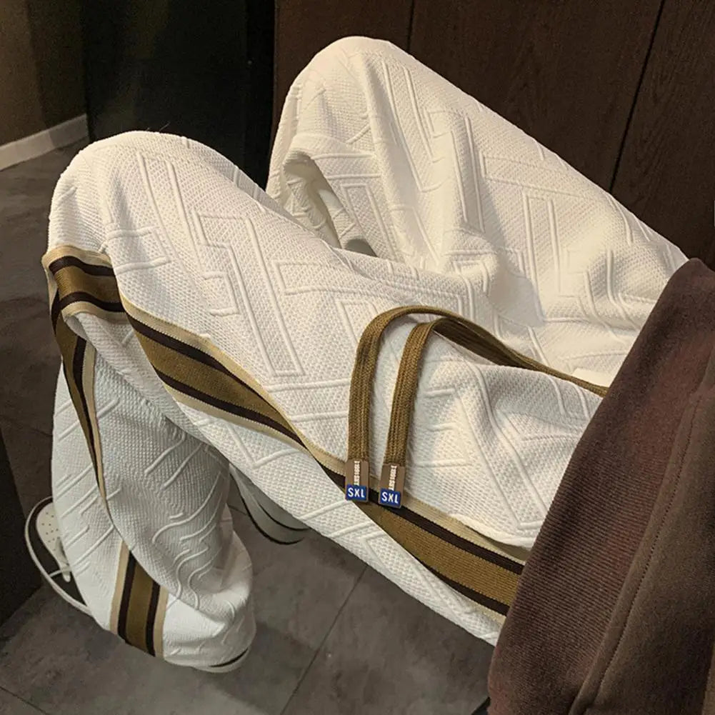 Men Pants Hip Hop Loose Wide Leg Elastic